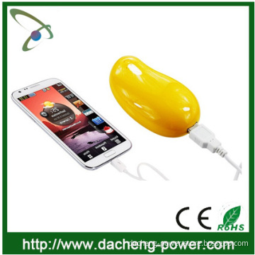Private mould mango shaped 5200mah power bank for phones